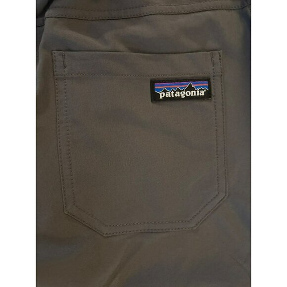 Patagonia Happy Hike Jogger Pants Gray Elastic Waistband Lightweight Activewear - Picture 6 of 9